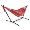 Double Hammock with Carrying Bag, Steel Stand