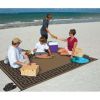 9" x 12" Tan Reversible RV Outdoor Patio Mat