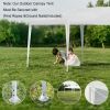 Party Tent 10'x20', Canopy Outdoor Tents for Wedding, Camping, Events Shelter (White)