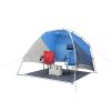 Sand Island 7.5' x 7.5' Sunshade Beach Tent, with UV Protection and Hidden Pocket