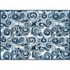 8' x 16' Reversible RV Outdoor Mat, Perfect Outdoor Accessory for RVing, Camping, Picnicking, and the Beach - Blue Swirl (42841)