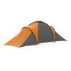 Camping Tent 6 Persons Gray and Orange