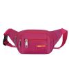 Casual Multifunctional Waist Bag; Adjustable Durable Large Capacity Messenger Bag For Outdoor Sports Running Walking